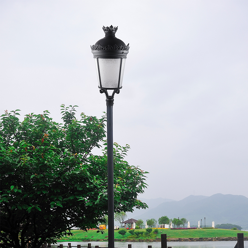YMLED-6125 Classical Europe Aluminium LED Post Top Lumina