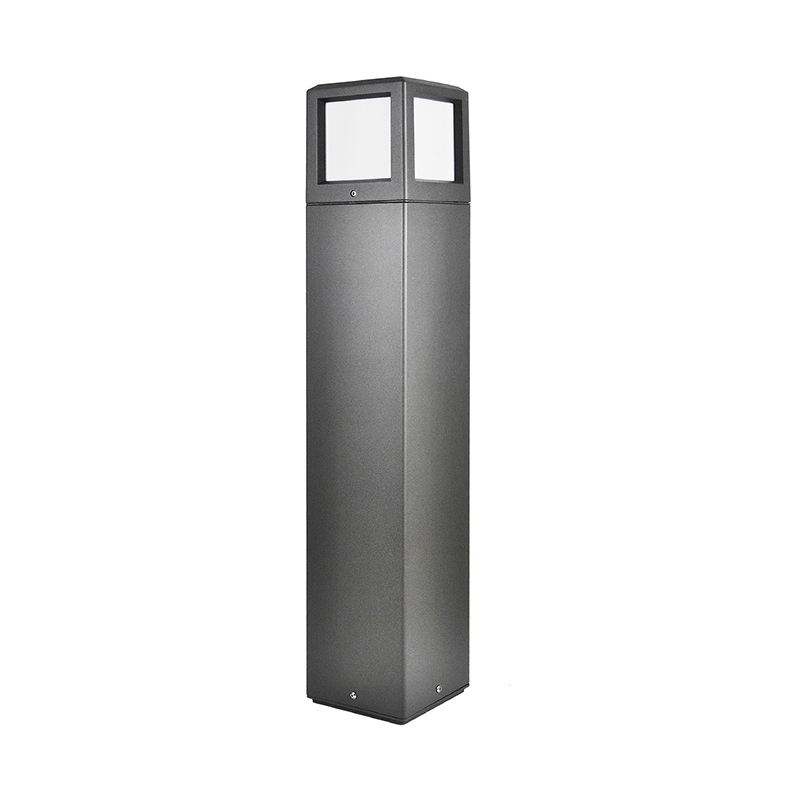 YMLED-6208 Square Model Aluminium DUXERIT Bollard Garden Lumina